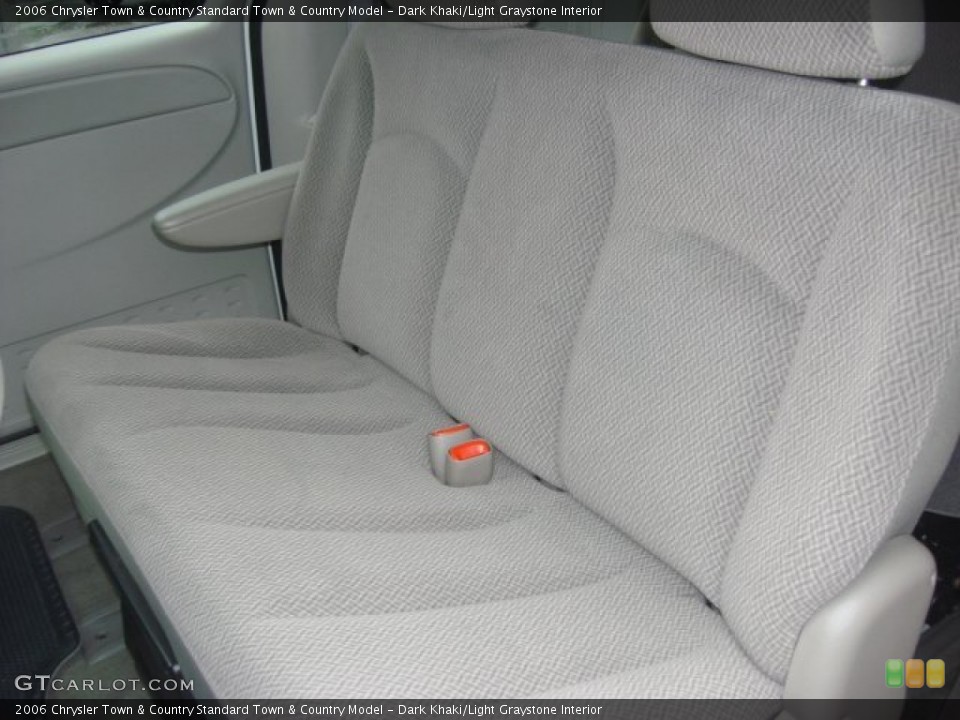 Dark Khaki/Light Graystone Interior Rear Seat for the 2006 Chrysler Town & Country  #73312203