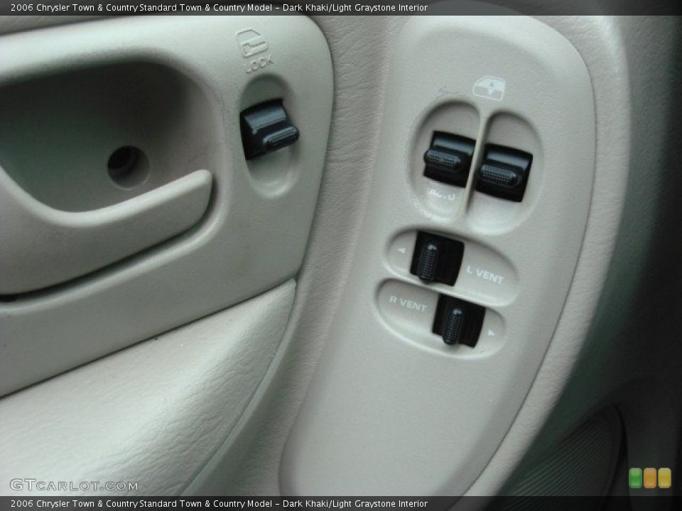 Dark Khaki/Light Graystone Interior Controls for the 2006 Chrysler Town & Country  #73312254