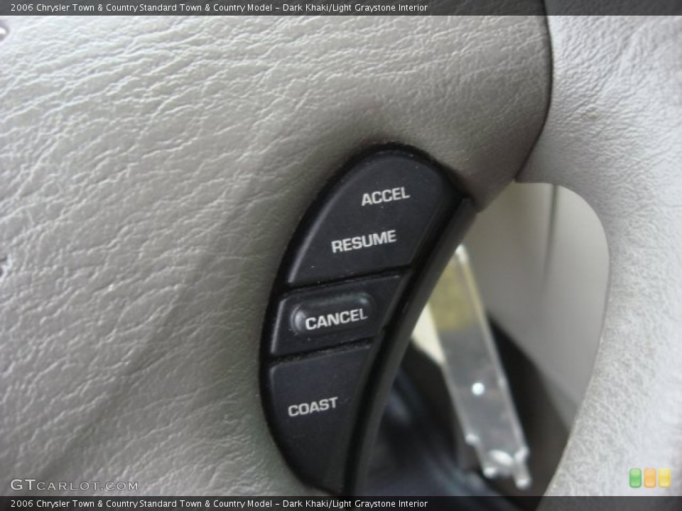 Dark Khaki/Light Graystone Interior Controls for the 2006 Chrysler Town & Country  #73312338