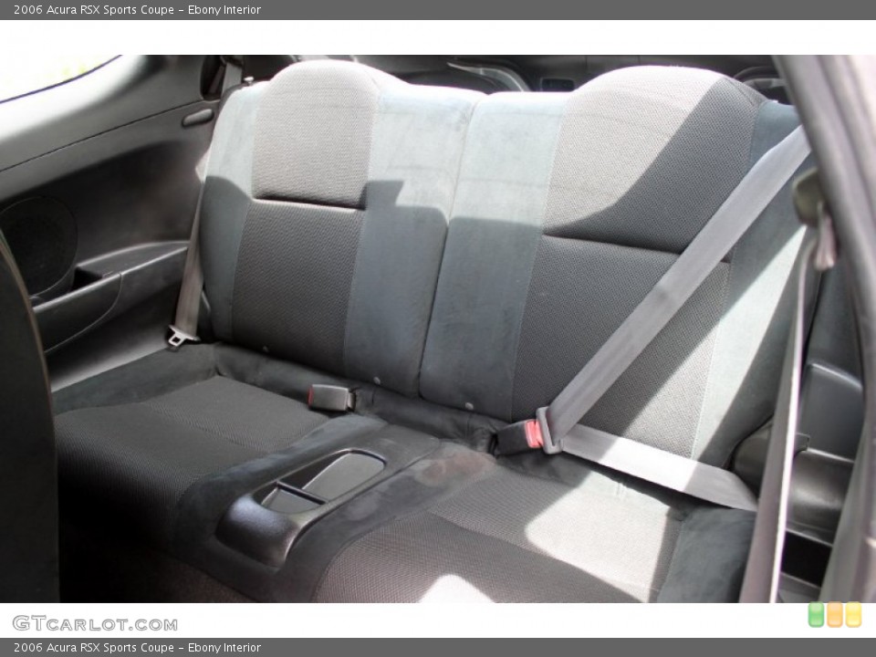 Ebony Interior Rear Seat for the 2006 Acura RSX Sports Coupe #73316499