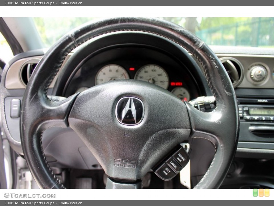 Ebony Interior Steering Wheel for the 2006 Acura RSX Sports Coupe #73316622