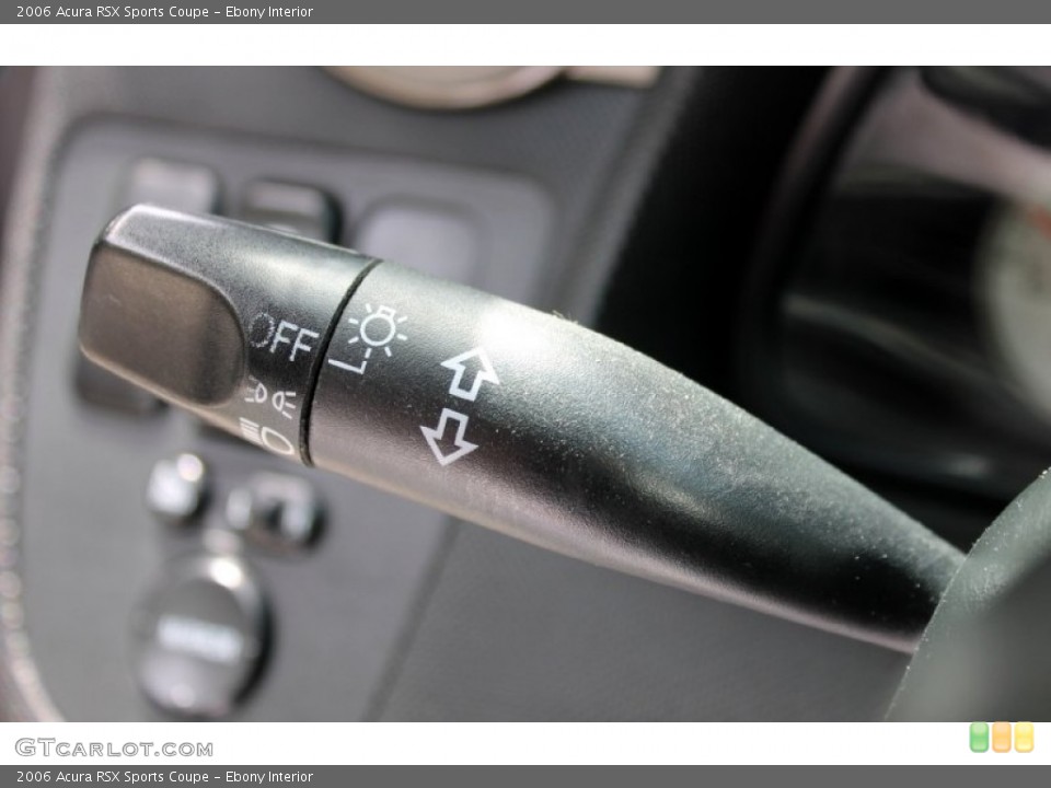 Ebony Interior Controls for the 2006 Acura RSX Sports Coupe #73316721
