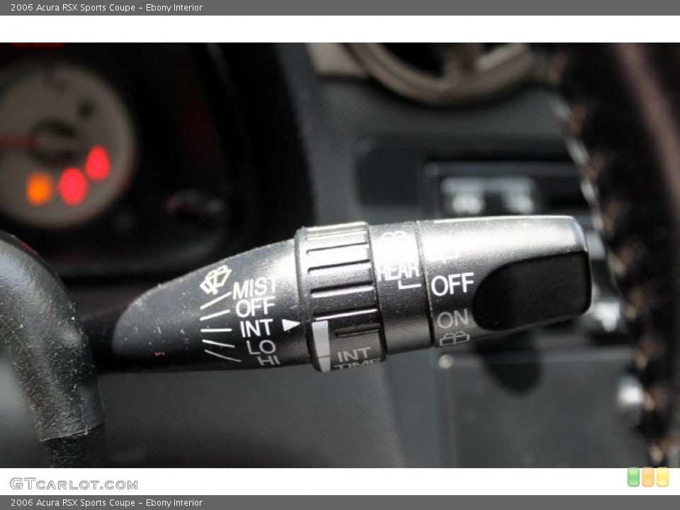 Ebony Interior Controls for the 2006 Acura RSX Sports Coupe #73316736