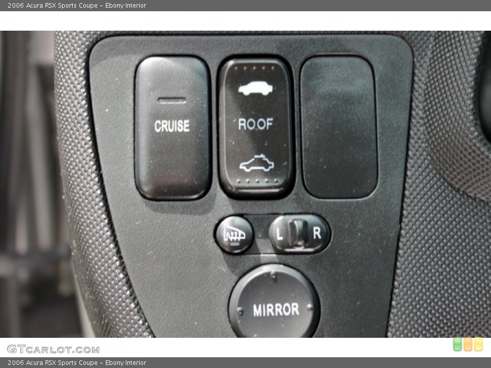 Ebony Interior Controls for the 2006 Acura RSX Sports Coupe #73316757