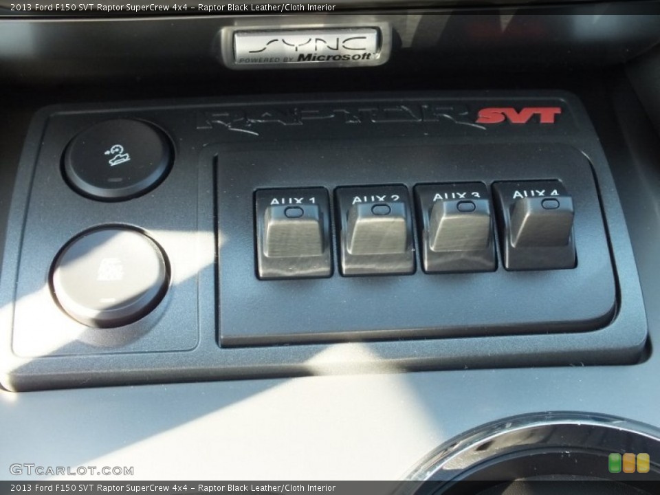Raptor Black Leather/Cloth Interior Controls for the 2013 Ford F150 SVT Raptor SuperCrew 4x4 #73317003