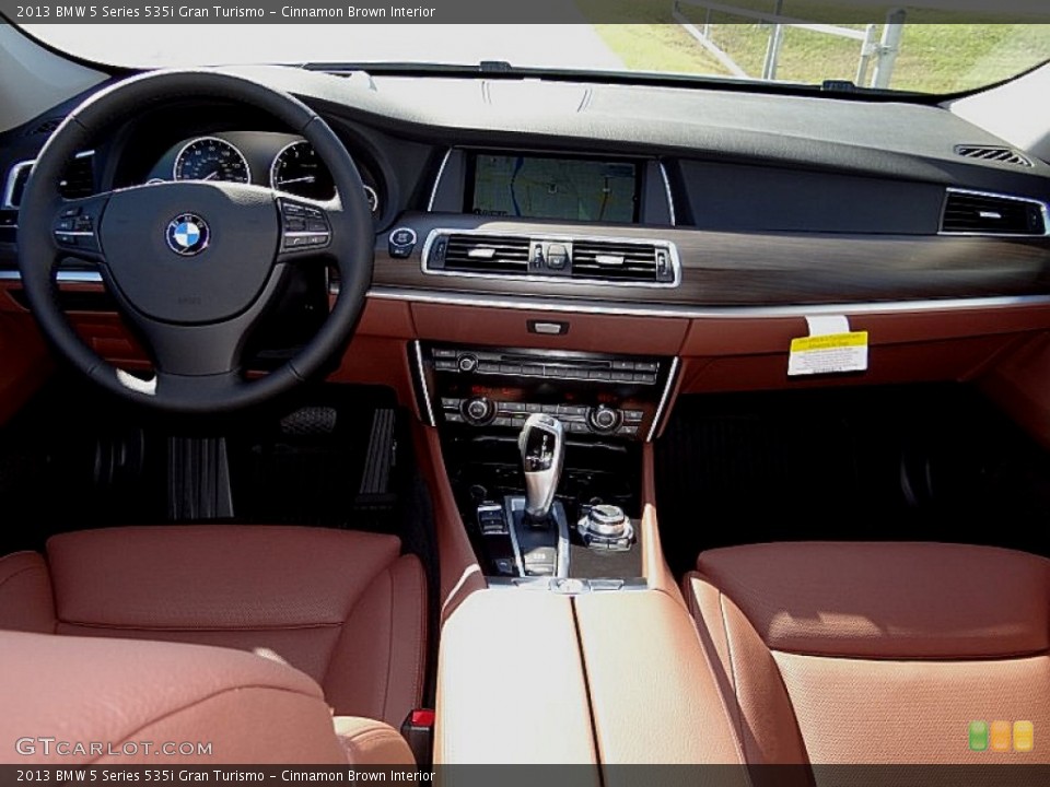 Cinnamon Brown Interior Dashboard for the 2013 BMW 5 Series 535i Gran Turismo #73317489