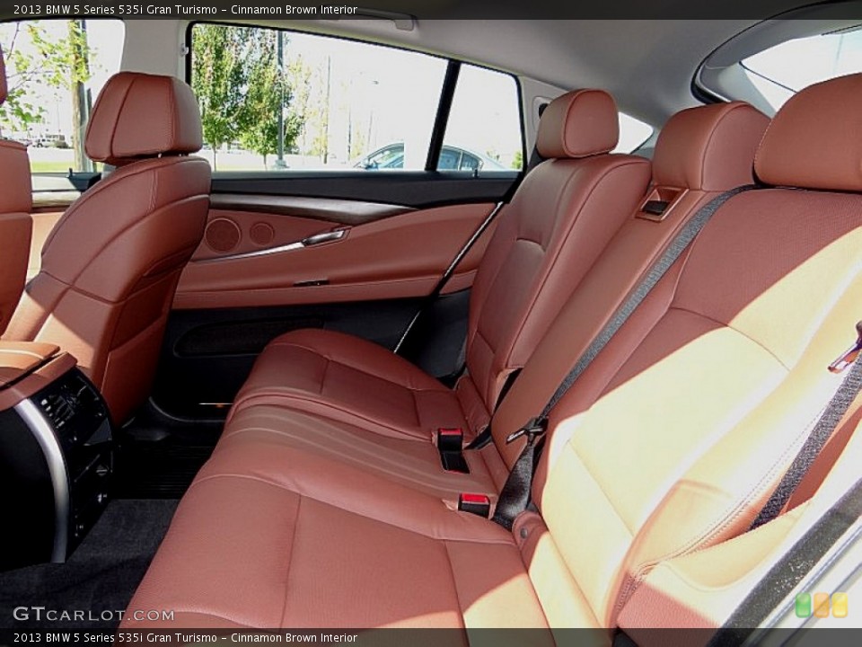 Cinnamon Brown Interior Rear Seat for the 2013 BMW 5 Series 535i Gran Turismo #73317606