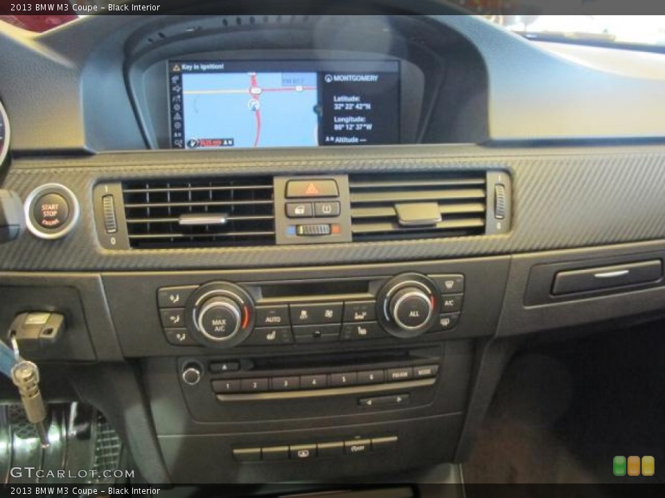 Black Interior Controls for the 2013 BMW M3 Coupe #73320850
