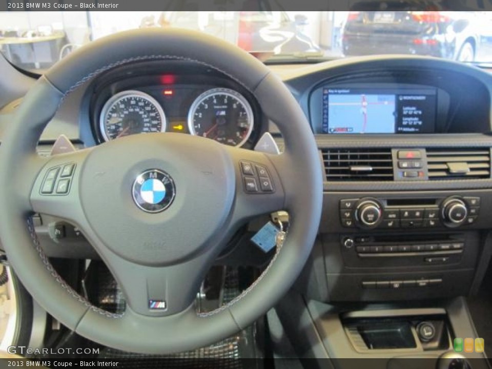 Black Interior Steering Wheel for the 2013 BMW M3 Coupe #73320870