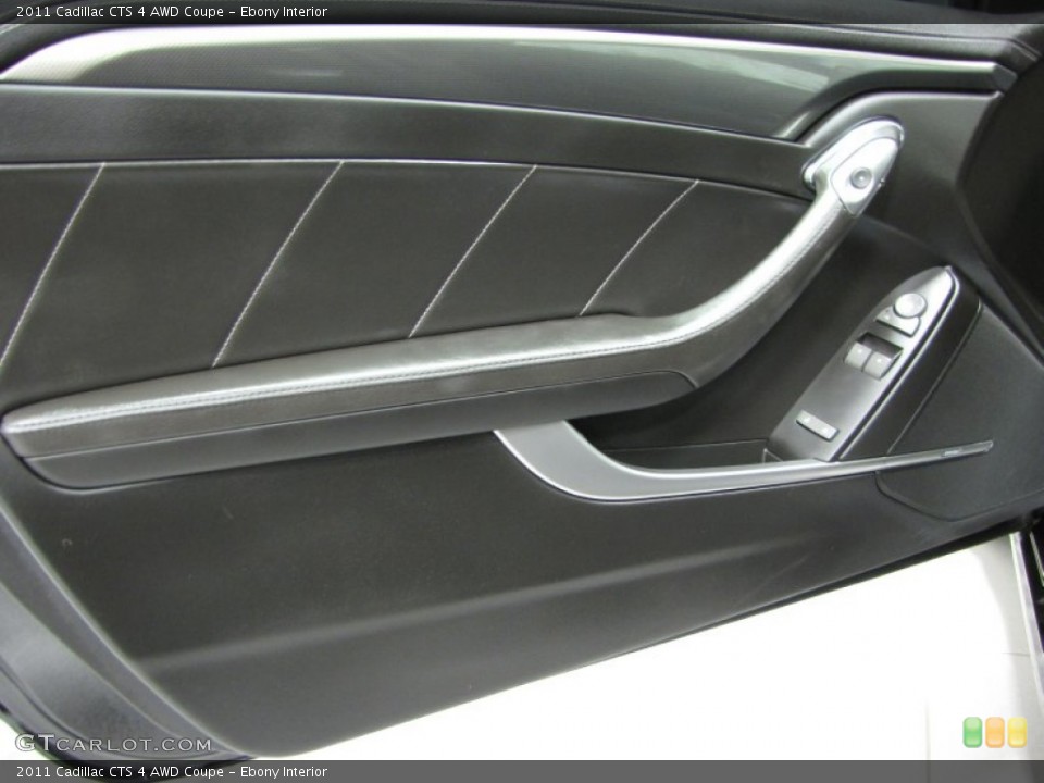 Ebony Interior Door Panel for the 2011 Cadillac CTS 4 AWD Coupe #73325334