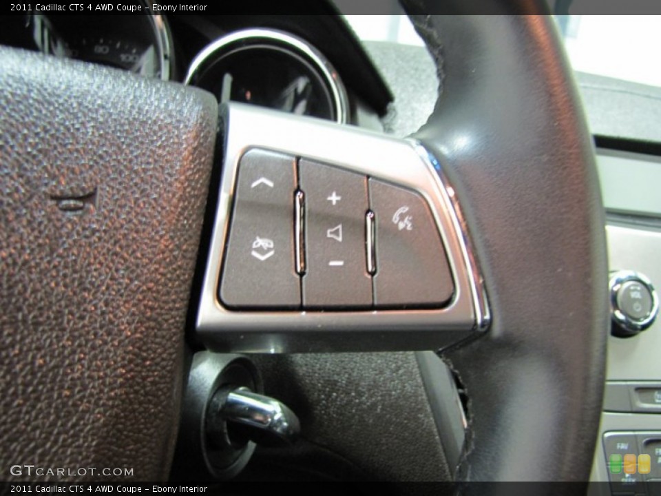 Ebony Interior Controls for the 2011 Cadillac CTS 4 AWD Coupe #73325472