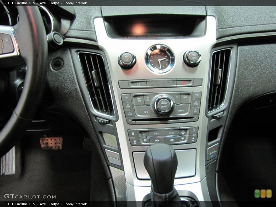 Ebony Interior Controls for the 2011 Cadillac CTS 4 AWD Coupe #73325565