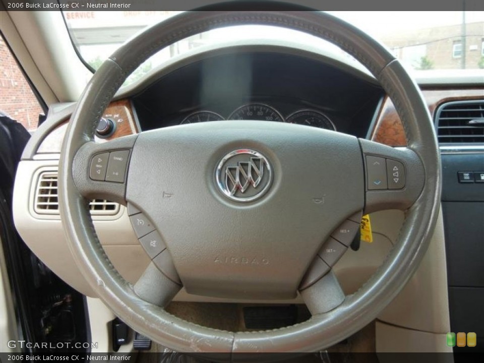 Neutral Interior Steering Wheel for the 2006 Buick LaCrosse CX #73326613