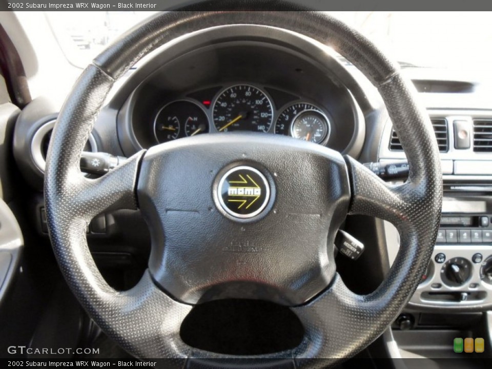 Black Interior Steering Wheel for the 2002 Subaru Impreza WRX Wagon #73326996