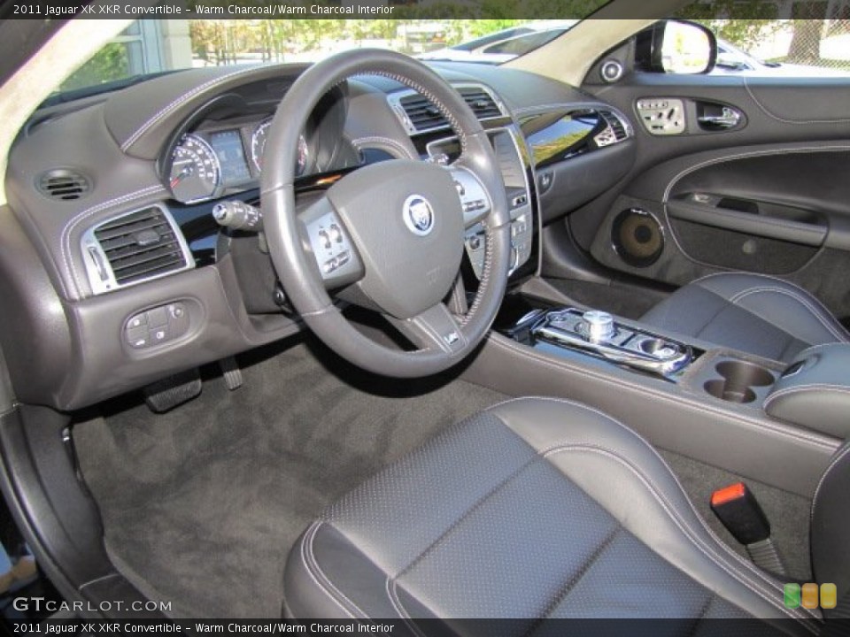 Warm Charcoal/Warm Charcoal Interior Prime Interior for the 2011 Jaguar XK XKR Convertible #73327648