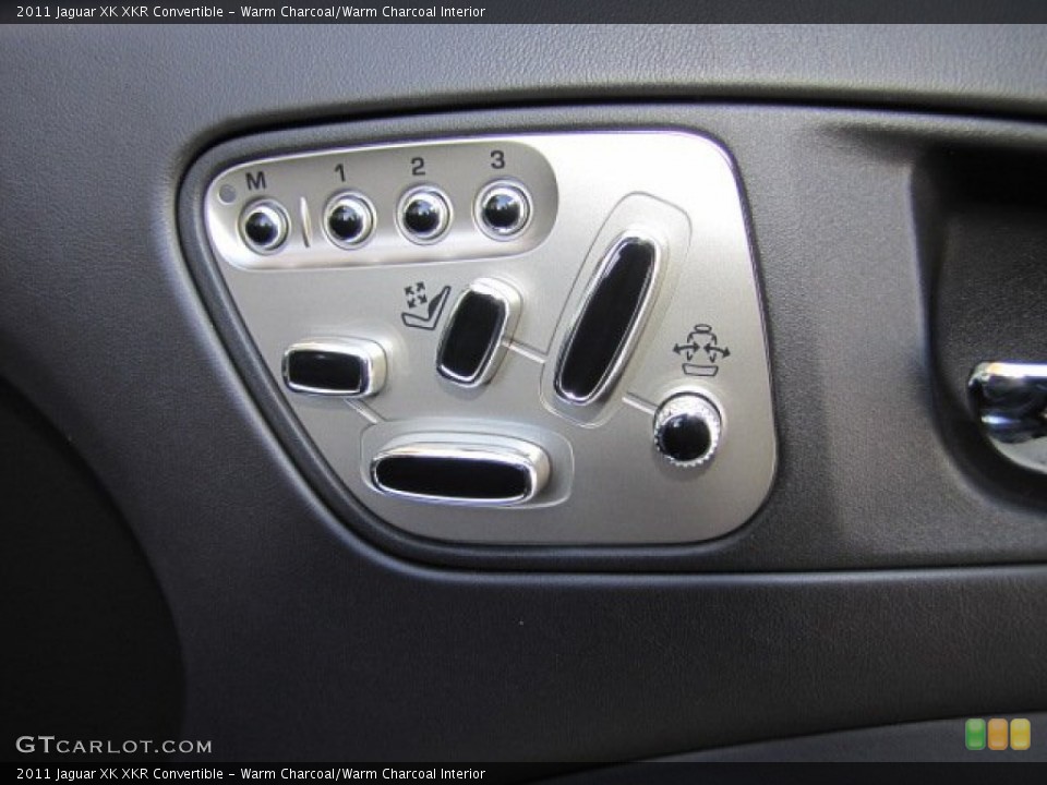 Warm Charcoal/Warm Charcoal Interior Controls for the 2011 Jaguar XK XKR Convertible #73327917