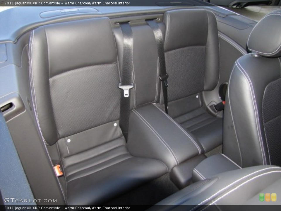 Warm Charcoal/Warm Charcoal Interior Rear Seat for the 2011 Jaguar XK XKR Convertible #73327965