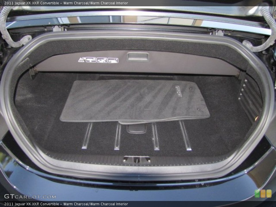 Warm Charcoal/Warm Charcoal Interior Trunk for the 2011 Jaguar XK XKR Convertible #73327986