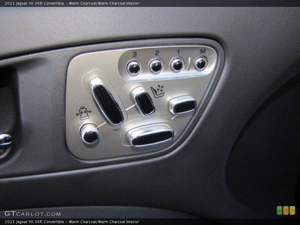 Warm Charcoal/Warm Charcoal Interior Controls for the 2011 Jaguar XK XKR Convertible #73328045