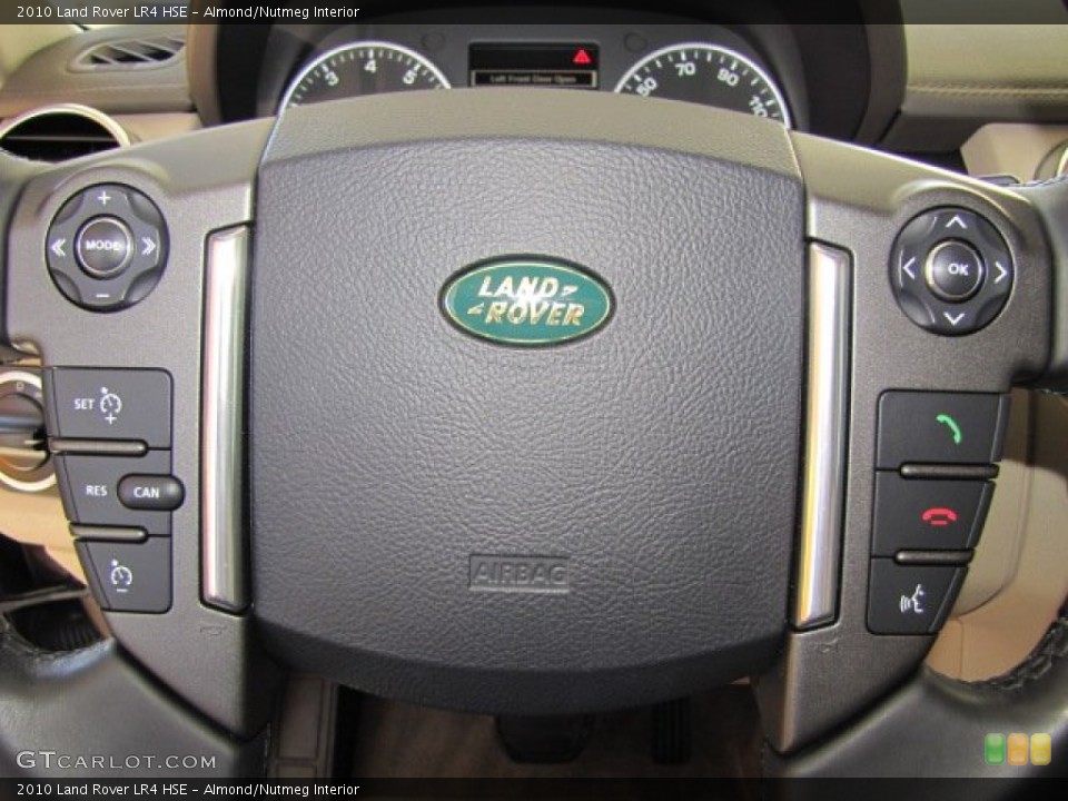 Almond/Nutmeg Interior Controls for the 2010 Land Rover LR4 HSE #73330998