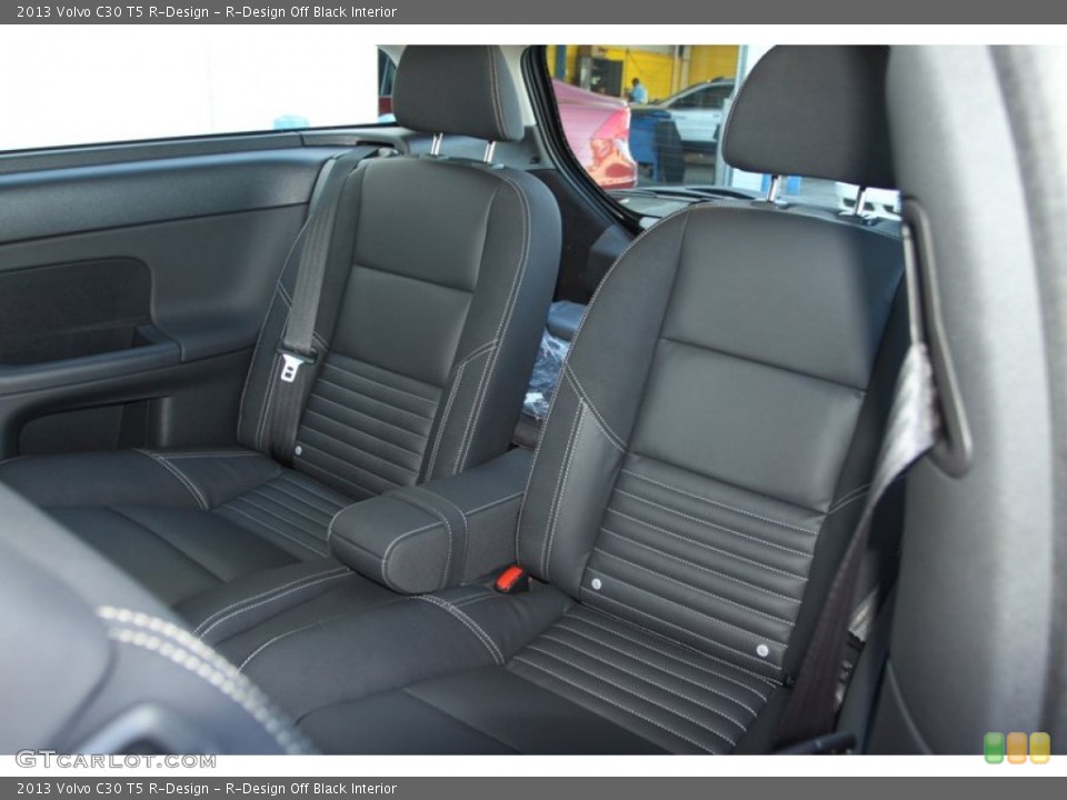 R-Design Off Black Interior Rear Seat for the 2013 Volvo C30 T5 R-Design #73331506