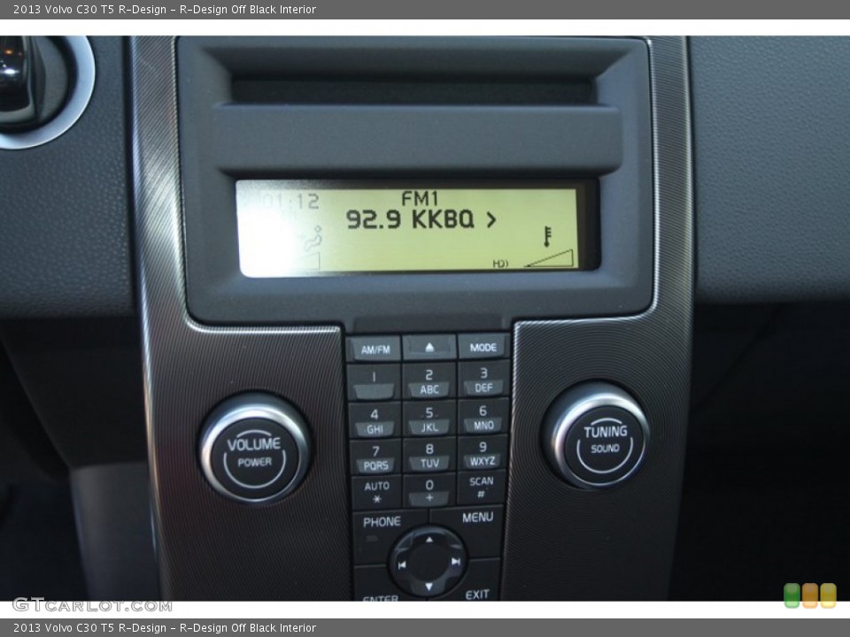 R-Design Off Black Interior Controls for the 2013 Volvo C30 T5 R-Design #73331568