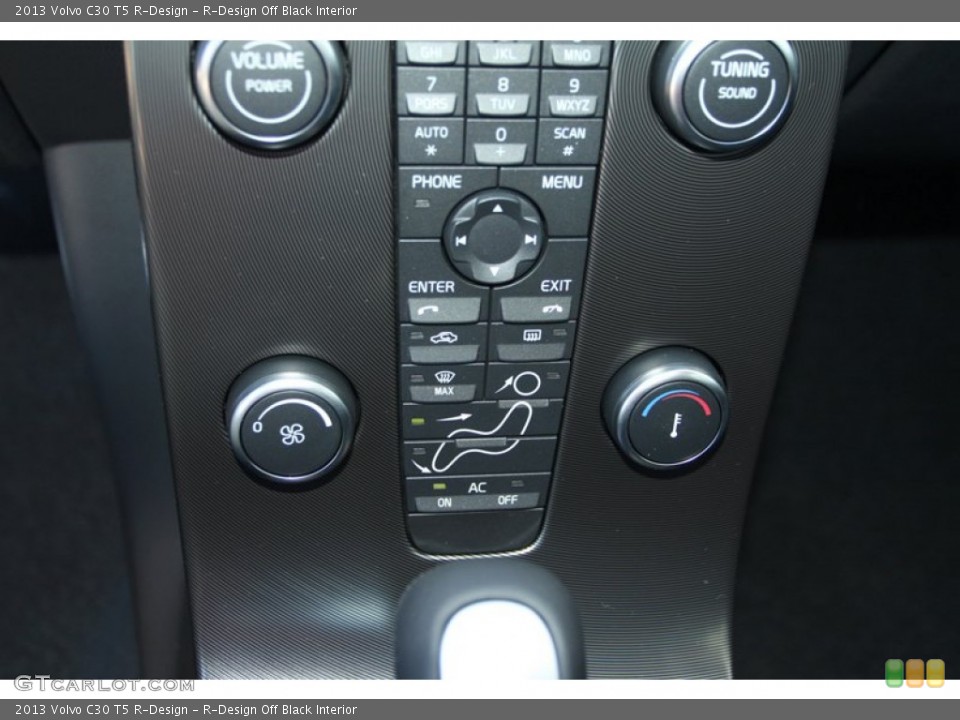 R-Design Off Black Interior Controls for the 2013 Volvo C30 T5 R-Design #73331592