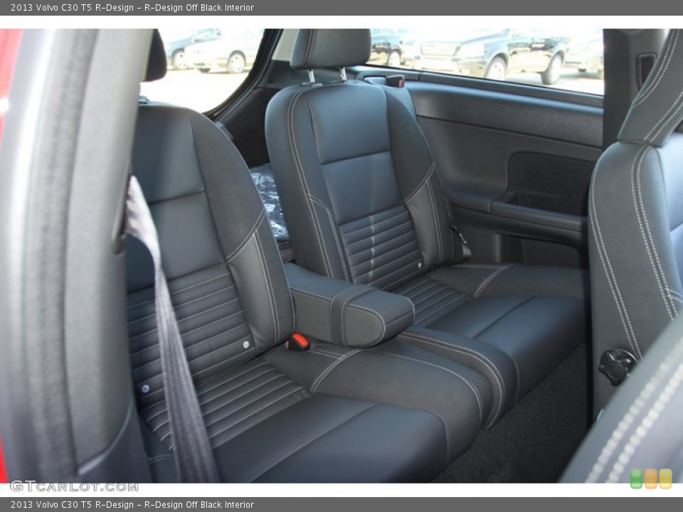 R-Design Off Black Interior Rear Seat for the 2013 Volvo C30 T5 R-Design #73331722