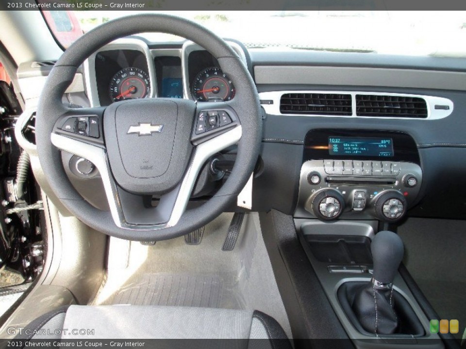 Gray Interior Dashboard for the 2013 Chevrolet Camaro LS Coupe #73332360