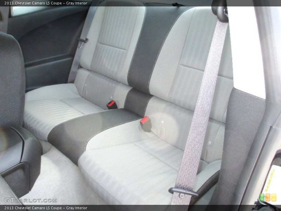 Gray Interior Rear Seat for the 2013 Chevrolet Camaro LS Coupe #73332576