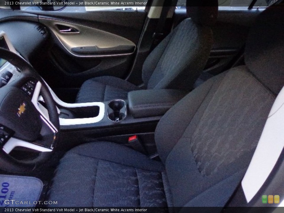 Jet Black/Ceramic White Accents Interior Photo for the 2013 Chevrolet Volt  #73333845