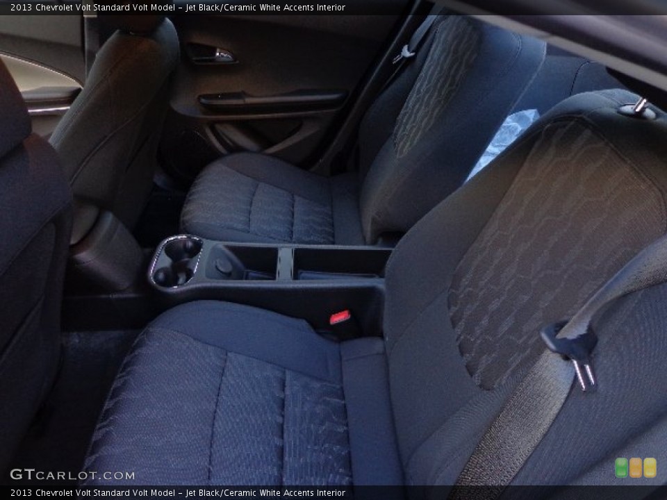 Jet Black/Ceramic White Accents Interior Rear Seat for the 2013 Chevrolet Volt  #73333863