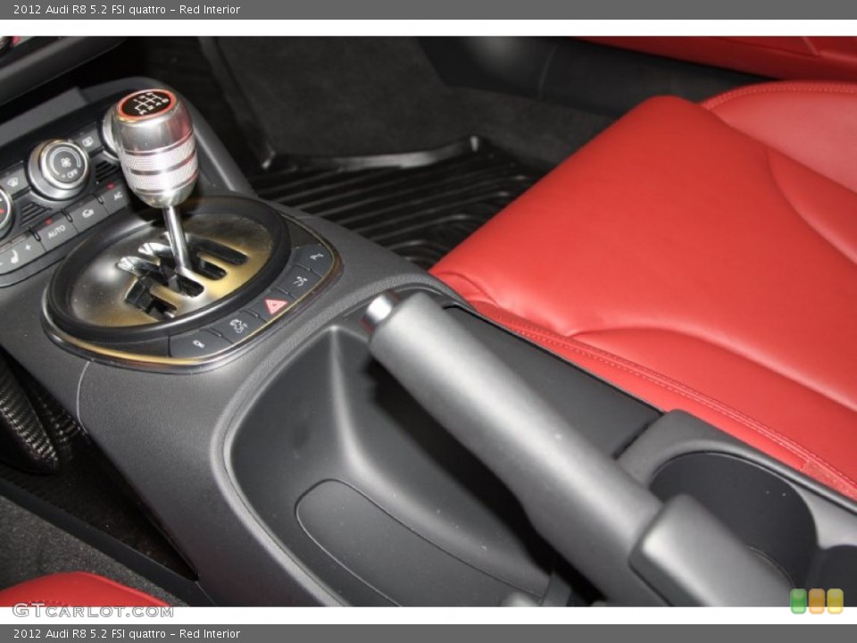 Red Interior Transmission for the 2012 Audi R8 5.2 FSI quattro #73335186