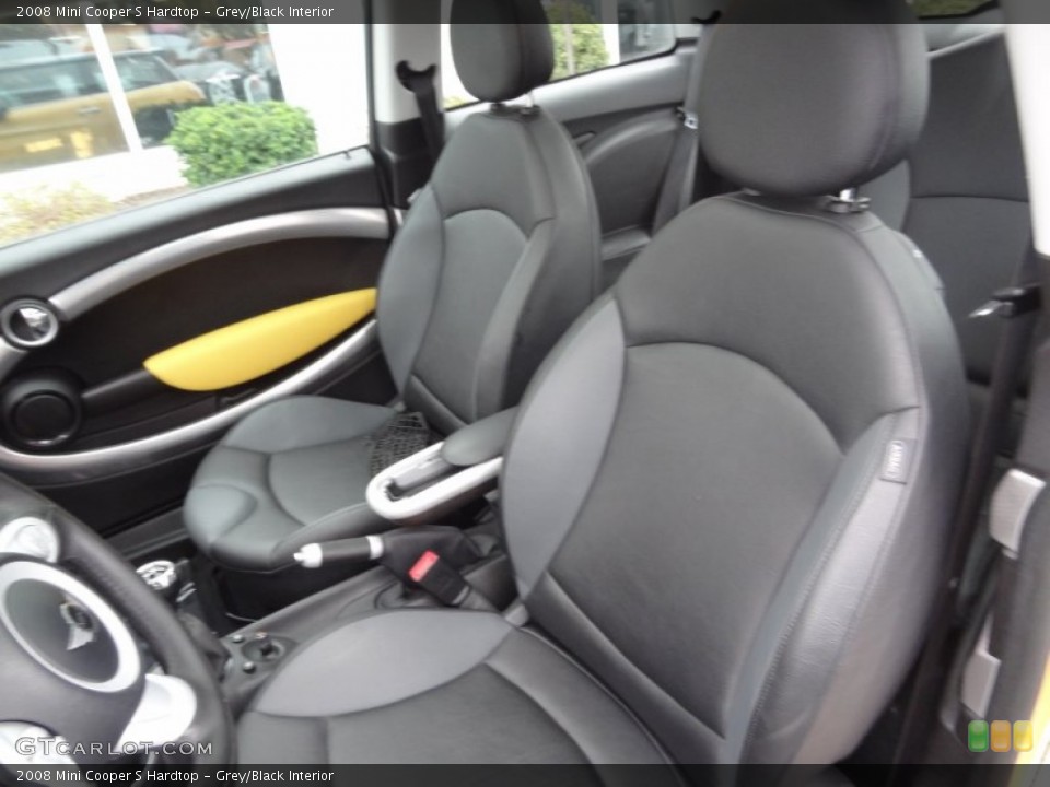 Grey/Black Interior Front Seat for the 2008 Mini Cooper S Hardtop #73339560