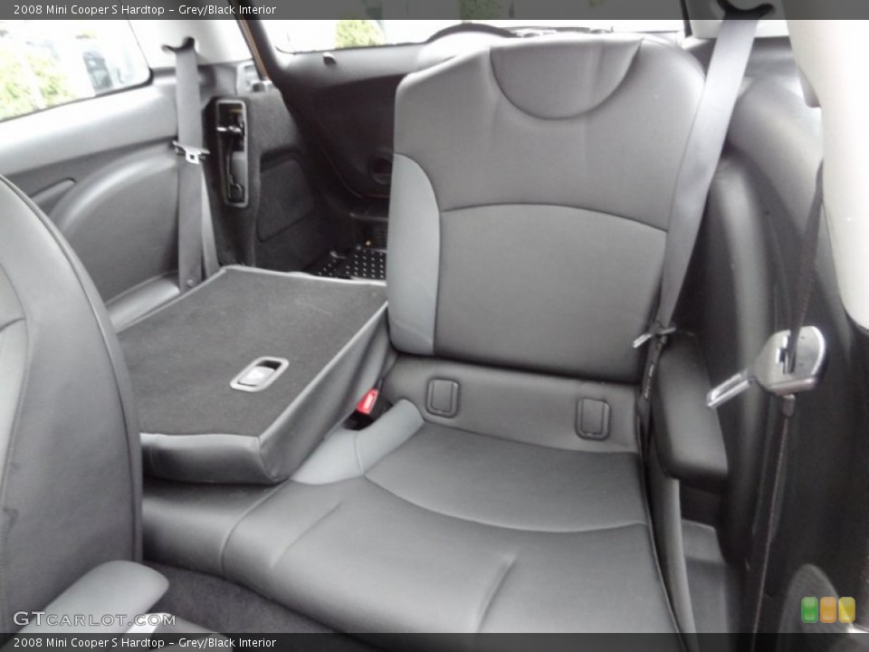 Grey/Black Interior Rear Seat for the 2008 Mini Cooper S Hardtop #73339571