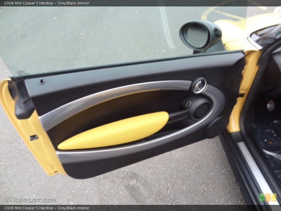 Grey/Black Interior Door Panel for the 2008 Mini Cooper S Hardtop #73339584