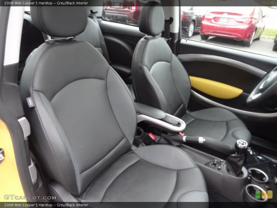 Grey/Black Interior Front Seat for the 2008 Mini Cooper S Hardtop #73339632