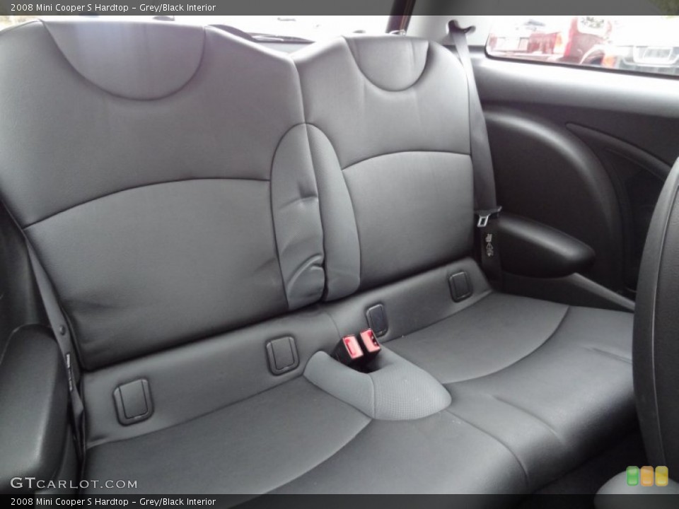 Grey/Black Interior Rear Seat for the 2008 Mini Cooper S Hardtop #73339647