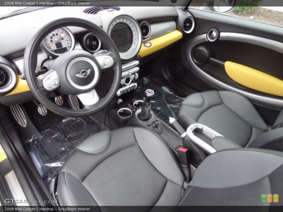 Grey/Black Interior Prime Interior for the 2008 Mini Cooper S Hardtop #73339716
