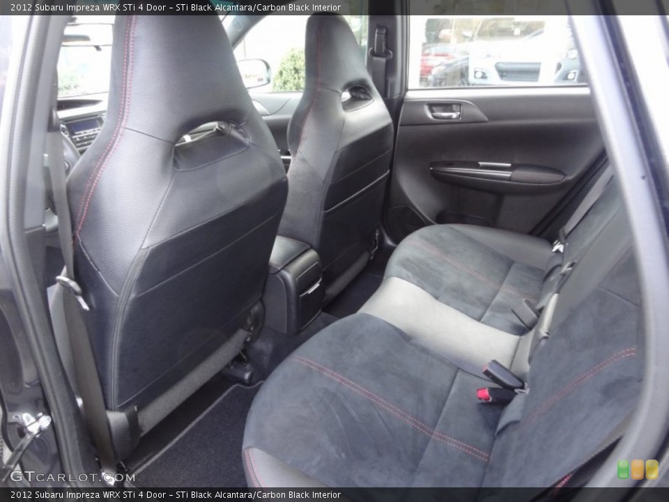 STi Black Alcantara/Carbon Black Interior Photo for the 2012 Subaru Impreza WRX STi 4 Door #73341423