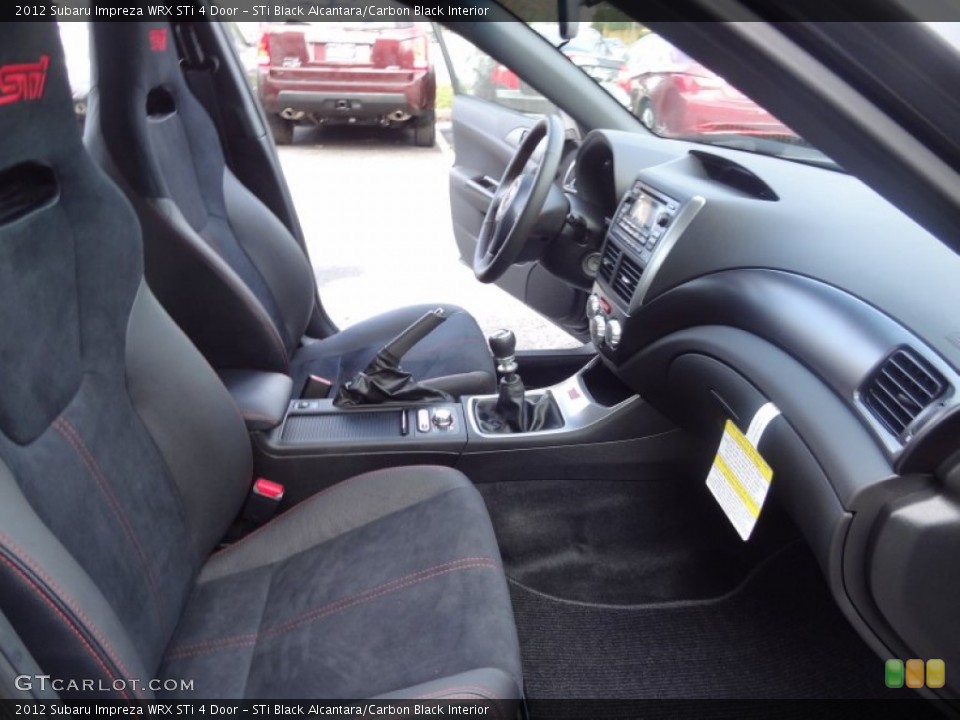STi Black Alcantara/Carbon Black Interior Photo for the 2012 Subaru Impreza WRX STi 4 Door #73341441