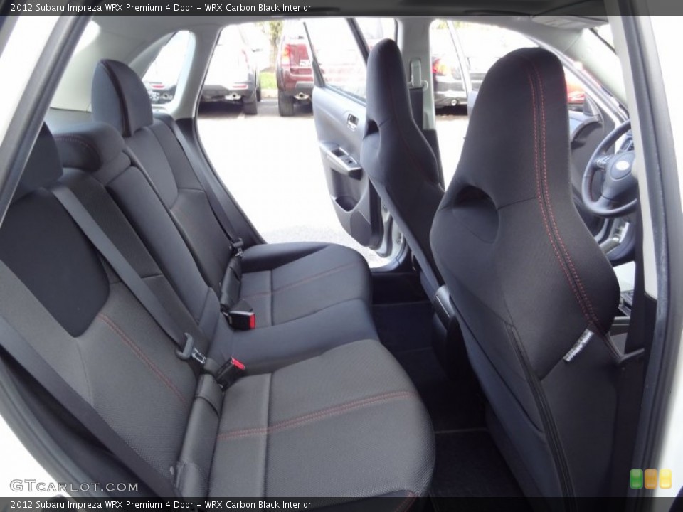 WRX Carbon Black Interior Photo for the 2012 Subaru Impreza WRX Premium 4 Door #73342068