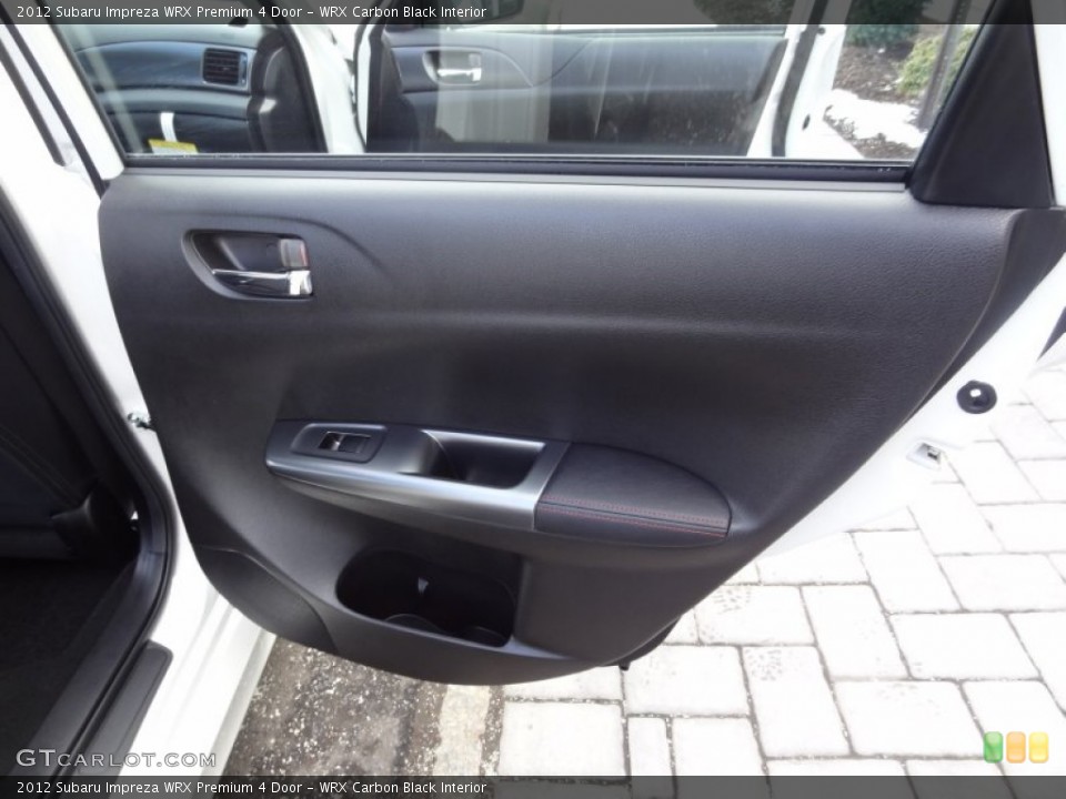WRX Carbon Black Interior Door Panel for the 2012 Subaru Impreza WRX Premium 4 Door #73342101