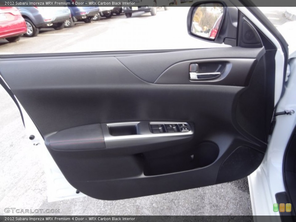 WRX Carbon Black Interior Door Panel for the 2012 Subaru Impreza WRX Premium 4 Door #73342120