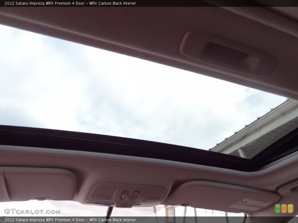 WRX Carbon Black Interior Sunroof for the 2012 Subaru Impreza WRX Premium 4 Door #73342137
