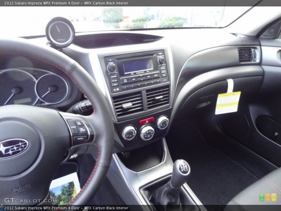 WRX Carbon Black Interior Controls for the 2012 Subaru Impreza WRX Premium 4 Door #73342153
