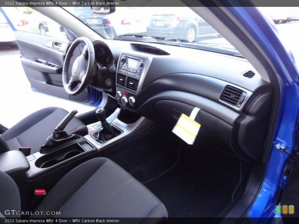 WRX Carbon Black Interior Photo for the 2012 Subaru Impreza WRX 4 Door #73342424