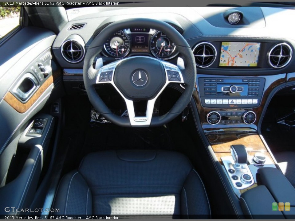 AMG Black Interior Dashboard for the 2013 Mercedes-Benz SL 63 AMG Roadster #73348463