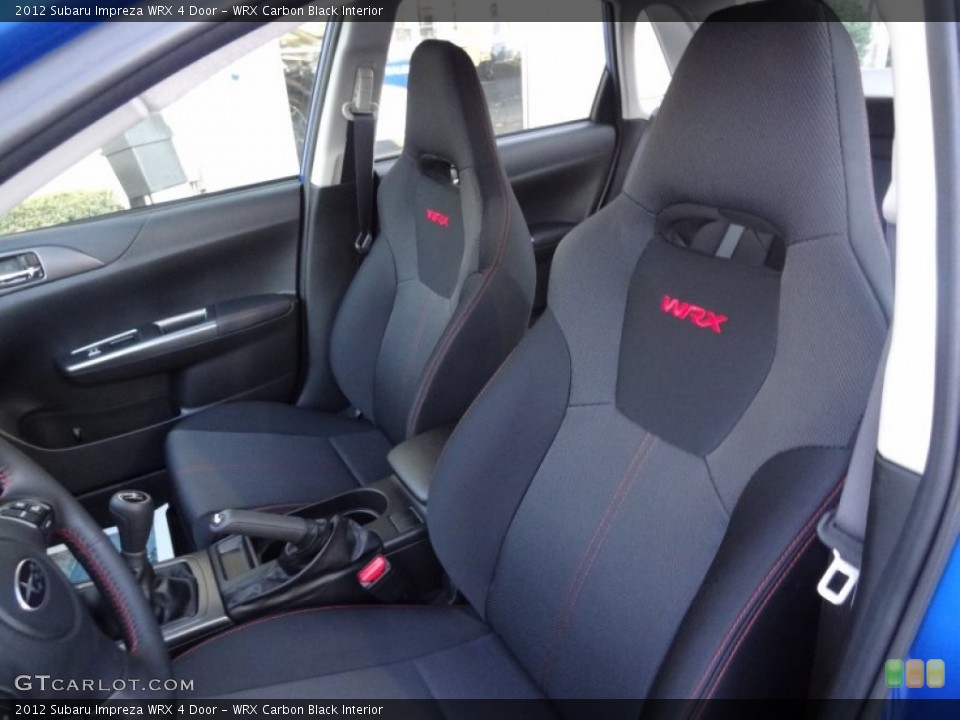 WRX Carbon Black Interior Photo for the 2012 Subaru Impreza WRX 4 Door #73348604