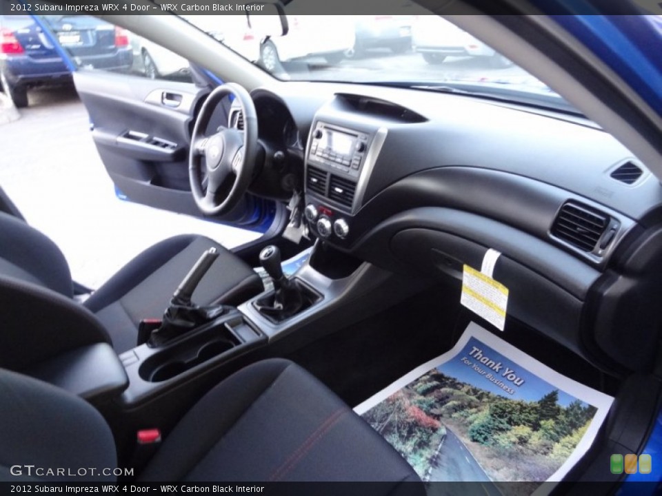 WRX Carbon Black Interior Photo for the 2012 Subaru Impreza WRX 4 Door #73348713